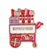 Harry Potter Fantasy Enamel Pin: Red Honeydukes Trolley - $365.95 MXN