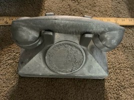 METAL TELEPHONE ~ full size art cast - $147.50