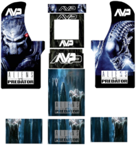 ARCADE1UP,ARCADE 1UP Alien Vs Predator Arcade Design Vinyl Art Graphics Side Art - £22.38 GBP+