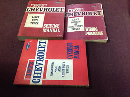 1973 Chevy Light Duty Truck Models 10-30 Series Service Manual Set W EWD... - $69.99