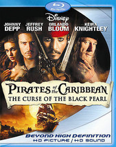DISNEY&#39;S Pirates of the Caribbean: The Curse of the Black Pearl(2 Blu-Ray DISCS) - £3.92 GBP