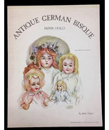 Vintage 1977 Antique German Bisque Paper Dolls By Janet Nason Uncut #5315  - $17.68 CAD