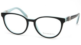 New Tiffany &amp; Co. Tf 2138 8055 Black Blue Eyeglasses Frame 51-17-140mm B42 Italy - £136.58 GBP