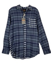 Redmond Long Sleeve Mens Blue Plaid Button Down Shirt Size Small Flannel... - £14.25 GBP