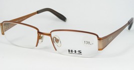 HIS by Uniopt HT525-002 ORANGE-COPPER /BRONZE EYEGLASSES GLASSES H.I.S 5... - $57.75