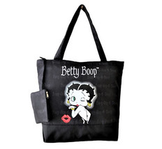 Betty Boop Blowing Kisses &quot;Boop-Oop-A-Doop&quot; Travel Tote Bag - £16.74 GBP