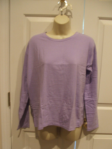 New There Abouts Pond Lily Lilac Long Sleeve Top GIrls/TEEN Plus Size 20.5 - £11.73 GBP