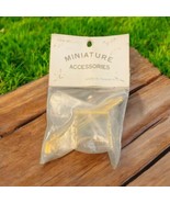 Vtg The Miniature Accessories 1:12 Brass Golf Clubs Rack Balls Taiwan RO... - $212.86 MXN