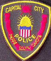 Police Patch - Pierre, SD - Embroidered, Small - New, Unused - $3.99