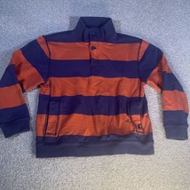 GAP Kids Boys Henley High Neck Henley Pockets 100% Cotton Sweater Medium (8) - £13.58 GBP