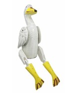 Balinese Wood Handicrafts &quot;Bebek Wayang&quot; White Duck Puppet Toy Figurine ... - $51.54 CAD