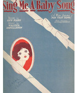 Sing Me a Baby Song Vintage Sheet Music 1927 Gus Khan Walter Donaldson F... - £10.11 GBP