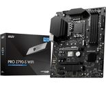 MSI PRO Z790-S WiFi ProSeries Motherboard (Supports 12th/13th Gen Intel ... - $238.51