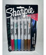 Sharpie Metallic Fine Point Markers, Blue-Green-Red, Bronze, Silver Gold... - $12.19