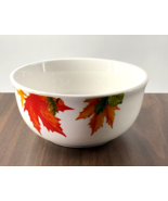 Royal Norfolk Autumn Fall Maple Oak Leaves Acorns 6&quot; Soup Cereal Bowl - £7.77 GBP