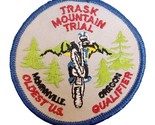 Vintage Trask Mountain Trial Oldest Oregon Motorcycle Racing 3&quot; Race Patch - $29.65