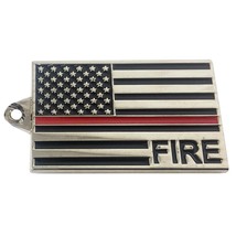 KEY RING-FIRE,RED LINE Bright-Shine (1-1/2&quot;) - £8.89 GBP