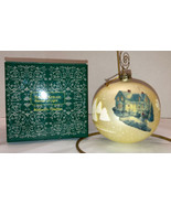 3.5&quot; Thomas Kinkade Painter of Light Brushworks Collection Yellow Glass ... - £9.39 GBP