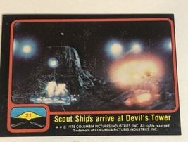 Close Encounters Of The Third Kind Trading Card 1978 #21 - £1.55 GBP