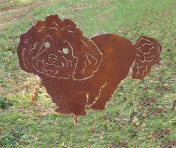 Bichon Frise Garden Stake or Wall Hanging / Pet Memorial / Garden Art / Garden D - $45.99