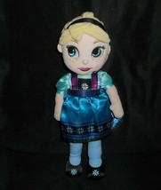 13&quot; Disney Frozen Elsa Princess Animators Collection Toddler Stuffed Plush Doll - £13.66 GBP