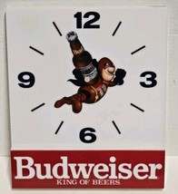 VINTAGE 1991 Replacement Budweiser &quot;King Of Beers&quot; Bud-Man Clock Face - £29.42 GBP