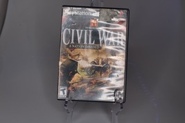 History Channel Civil War A Nation Divided Playstation 2 PS2 Video Game Complete - £5.09 GBP