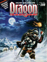 Dragon Magazine Aug 1994 #208 SPELLFIRE variants~GREYHAWK Campaign Journal - £7.37 GBP