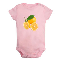 Baby Fruit Lemon Pattern Romper Newborn Bodysuit Infant Jumpsuits Babies Outfits - £8.36 GBP
