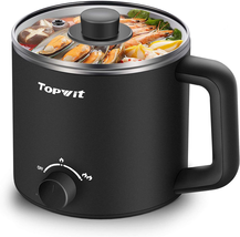 Hot Pot Electric, Electric Pot, 1.6L Ramen Cooker, Multifunctional Cooke... - $34.41