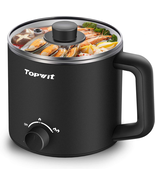 Hot Pot Electric, Electric Pot, 1.6L Ramen Cooker, Multifunctional Cooke... - $48.22 CAD