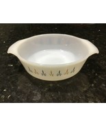 Fire King Candle Glow Casserole Dish Ovenware Candleglow 1 Qt Round Baki... - £8.01 GBP