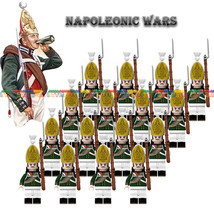 16Pcs Napoleonic Wars Pavlov Grenadier Minifigures Set Building Bricks Toys - £22.67 GBP