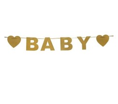 Spritz Gold Baby Banner - 60 Inches - £2.78 GBP