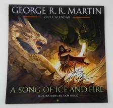 George R.R. Martin Signed A Song Of Ice And Fire Game of Thrones 2021 Calendar - £58.79 GBP