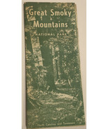 Vintage Great Smoky Mountains Brochure Tennessee QBR4 - £12.45 GBP