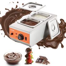 VEVOR Chocolate Tempering Machine, 9 Lbs 2 Tanks Chocolate Melting Pot, ... - $73.99