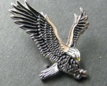 AMERICAN BALD EAGLE FLYING LAPEL PIN BADGE 1 INCH - £4.50 GBP