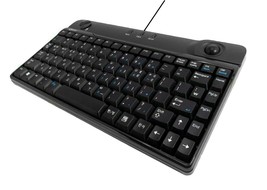 Qsenn PTS-K8100UT Korean English Trackball Mini Keyboard Mouse Key 10keyless - £60.18 GBP