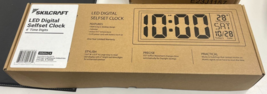 Skilcraft Led Self-set Digital Clock - £85.63 GBP