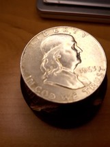 ½ Half Dollar Franklin Silver Coin 1963 D Denver Mint 50C KM#199 - £12.72 GBP