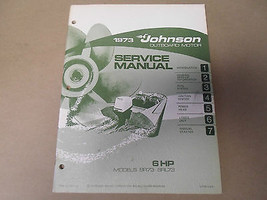 1973 Johnson Fuoribordo Servizio Negozio Riparazione Manuale 6 HP 6R73 6RL73 OEM - £55.91 GBP