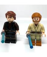 Anakin Skywalker Obi-Wan Kenobi Star Wars Revenge of the Sith 2pcs Minif... - £5.10 GBP