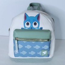 Fairy Tail Happy Mini Backpack Hot Topic Fish Blue White NEW Anime Final... - £69.69 GBP