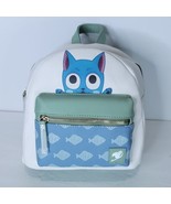 Fairy Tail Happy Mini Backpack Hot Topic Fish Blue White NEW Anime Final... - £69.81 GBP