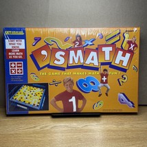 NEW- Smath The Board Game That Makes Math Fun Ages 6+ Vintage 1999 - $14.03