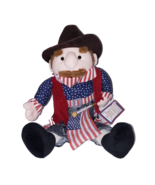 Vintage Ganz Patriotic Cowboy God Bless America - $234.73 MXN