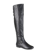Journee Collection Women&#39;s Loft Boots Black Size 6.5M B4HP - £23.99 GBP