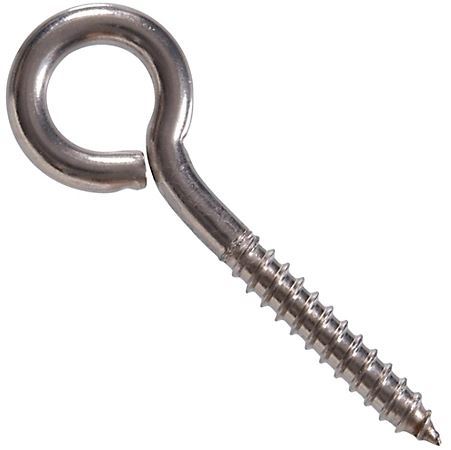 Hardware Essentials 321172 Lag Thread Eye Bolt Stainless Steel 5/16&quot; x 4&quot; - $12.82