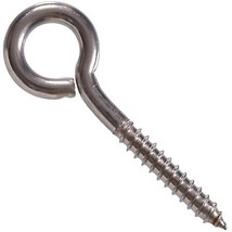 Hardware Essentials 321172 Lag Thread Eye Bolt Stainless Steel 5/16&quot; x 4&quot; - £10.10 GBP